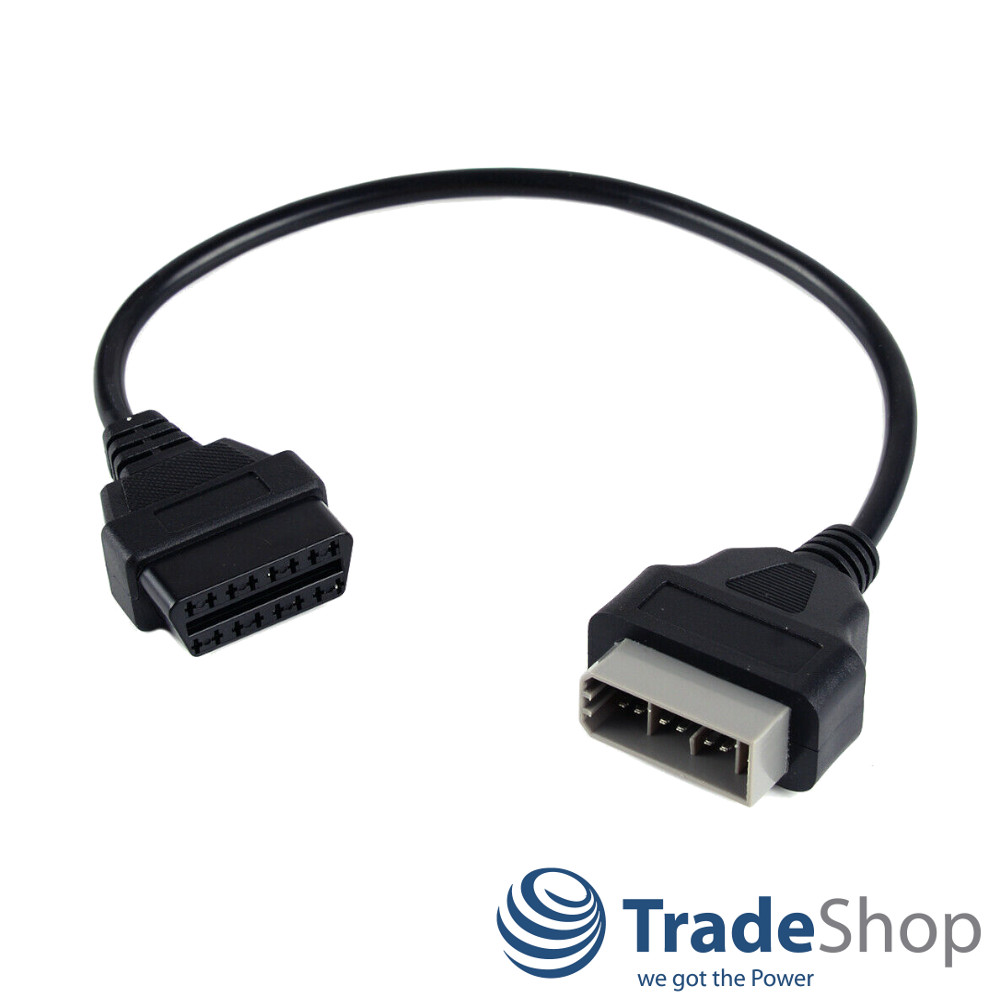 OBD2 Adapterkabel 16pin Normbuchse für Nissan 14pin Stecker Diagnoseanschluss