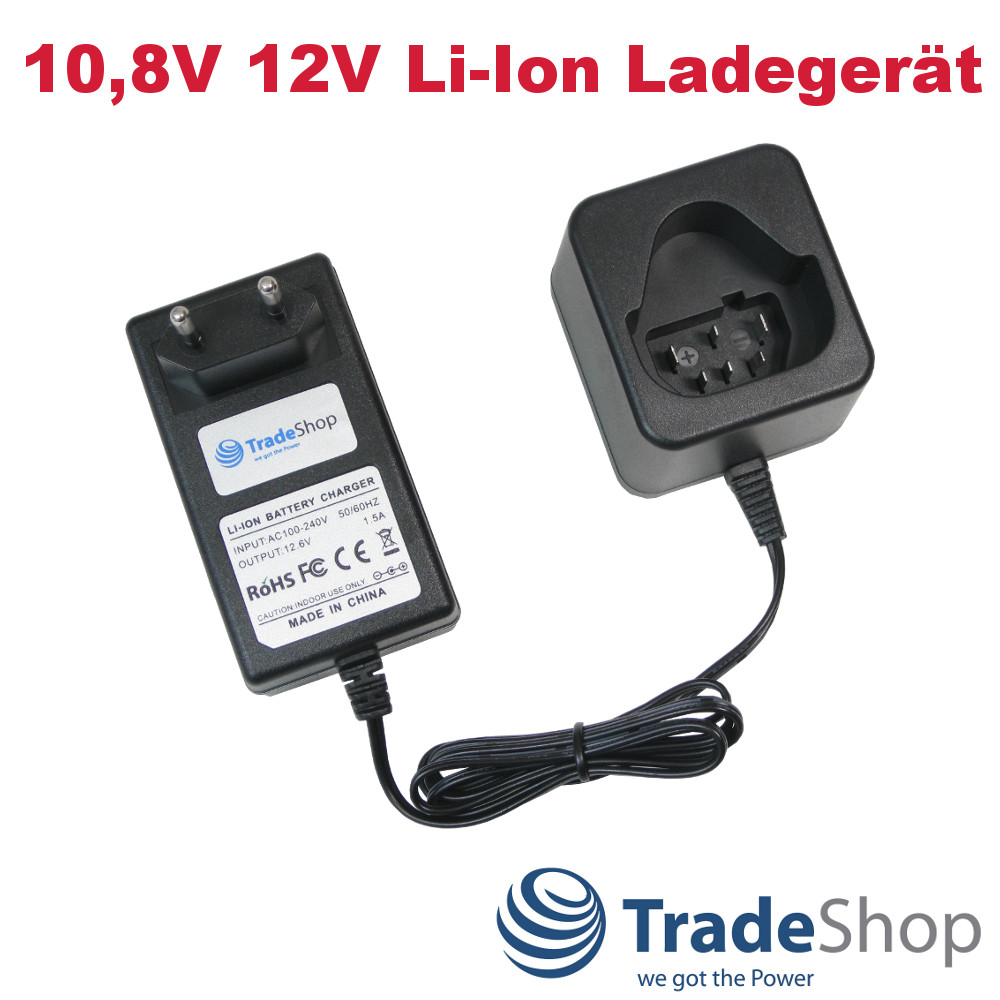 10,8V 12V Li-Ion Akku Ladegerät ersetzt AEG LL1230 für L1215 L1220