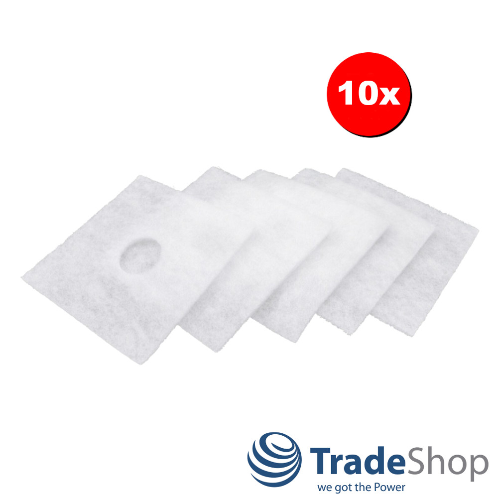 10x Ersatz Luftfilter Filtermatte für Helios ELS-UNI ELS-VE ELS-WF ersetzt 00939