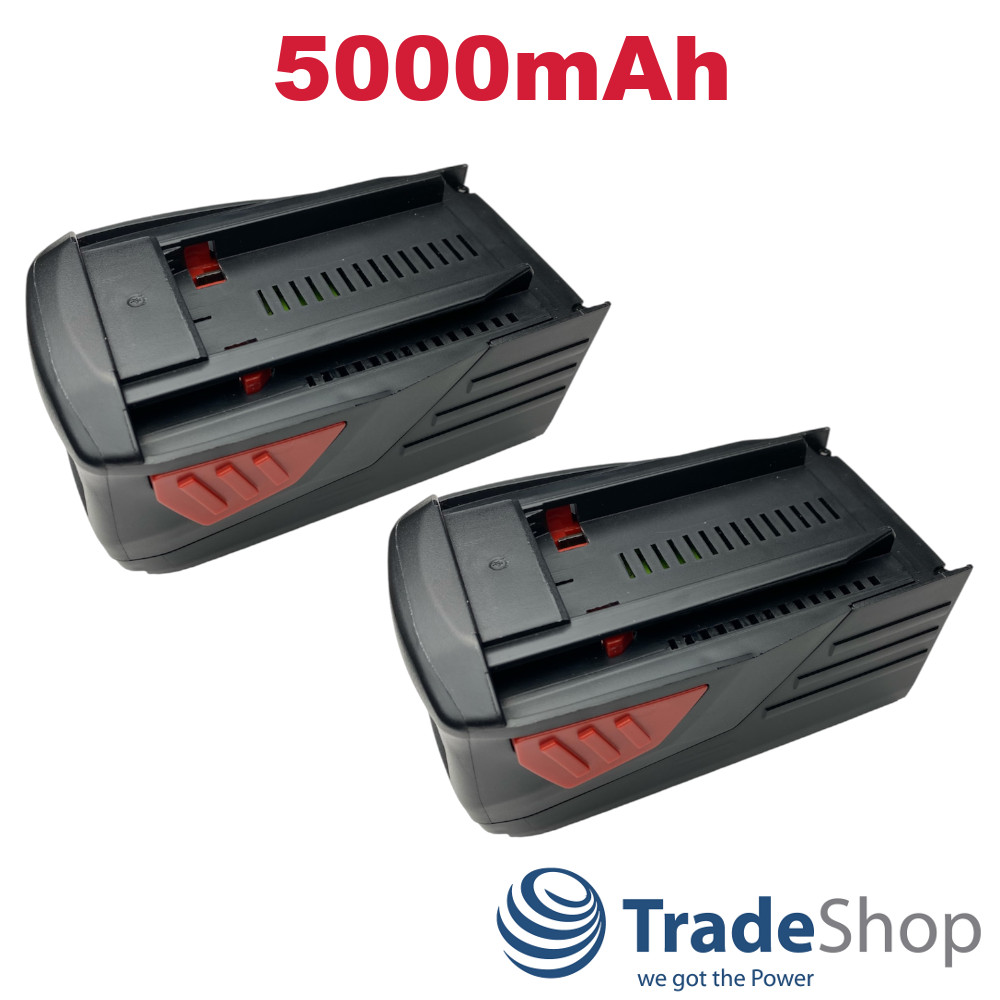 2x Akku 36V 5000mAh ersetzt Hilti B36 B36V für TE6A TE7A 2203932 uvm