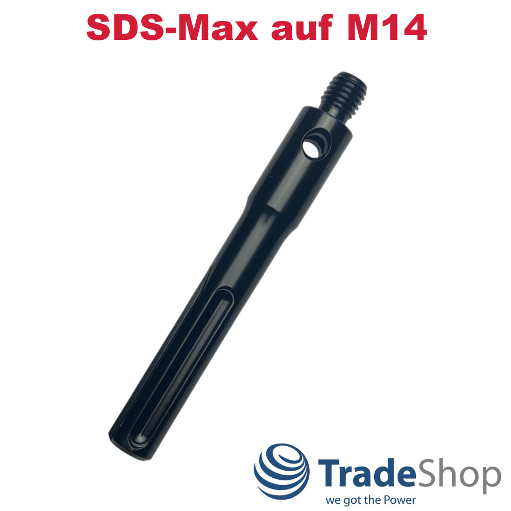 Bohrkronen Adapter SDS-Max auf M14 für Diamantbohrkronen Kernbohrer