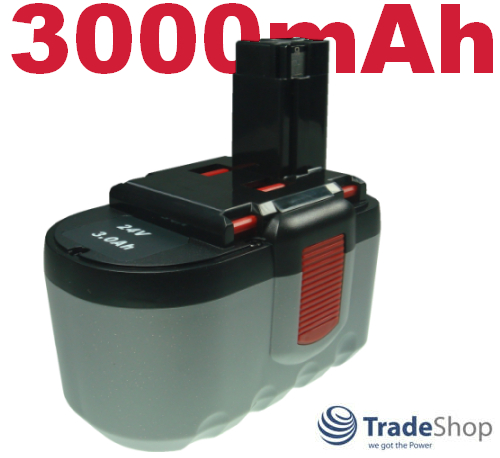 Akku Ni-MH 24V 3000mAh für Bosch 2607335280 2607335445 2607335446 2607335448 uvm