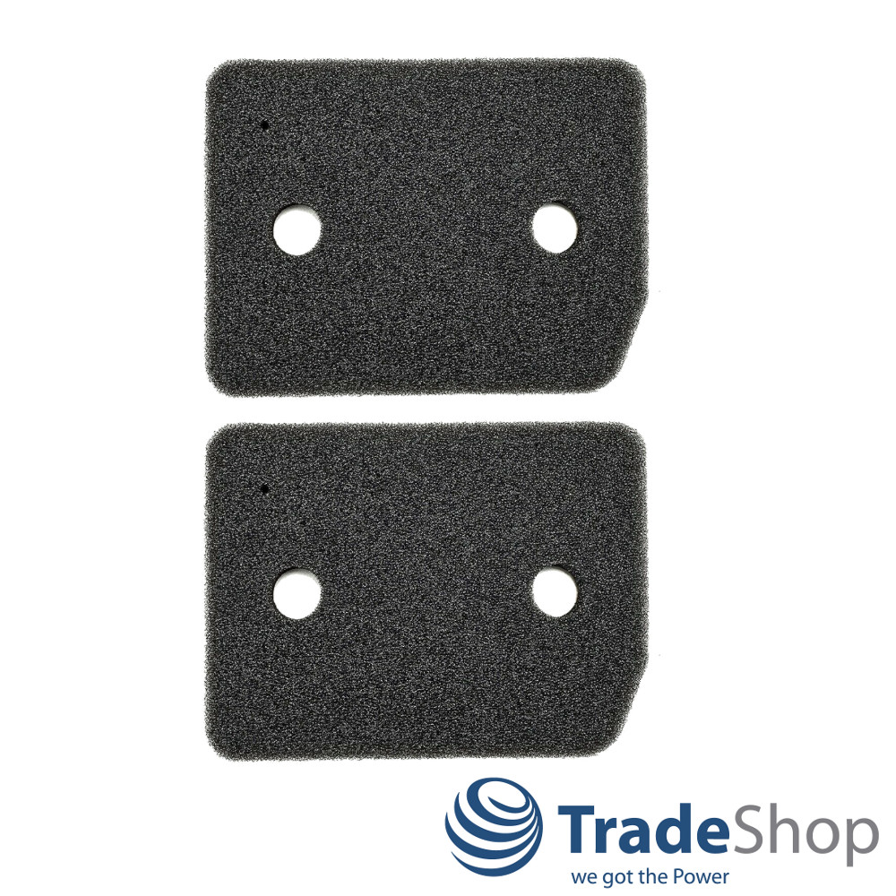 2x Ersatz Schwammfilter Sockelfilter für Miele TCE530WP TCF620WP ersetzt 9164761