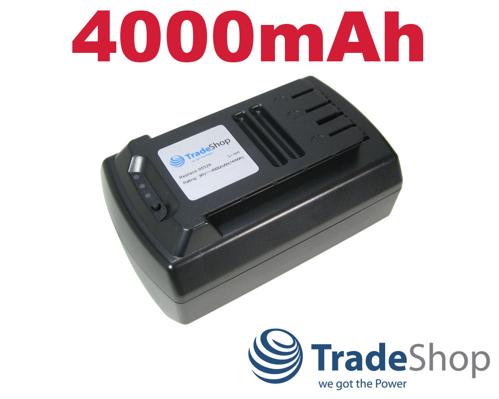 2x AKKU 36V 4000mAh Li-Ion für Güde 95540 95650 95545 95655 95680 95660