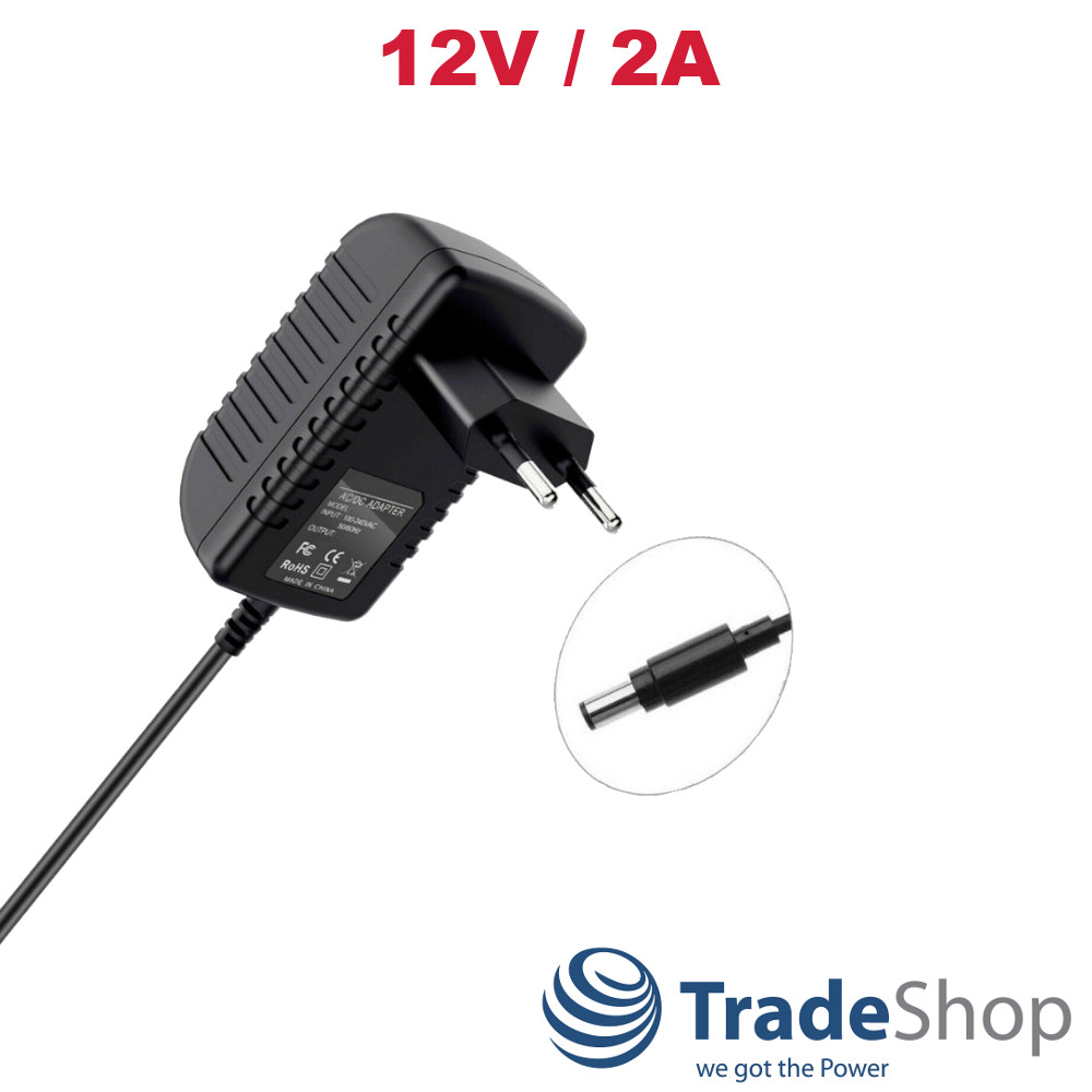 12V 2000mA Netzteil Ladegerät für Brother P-touch D400 D600 E500 ersetzt AD-E001