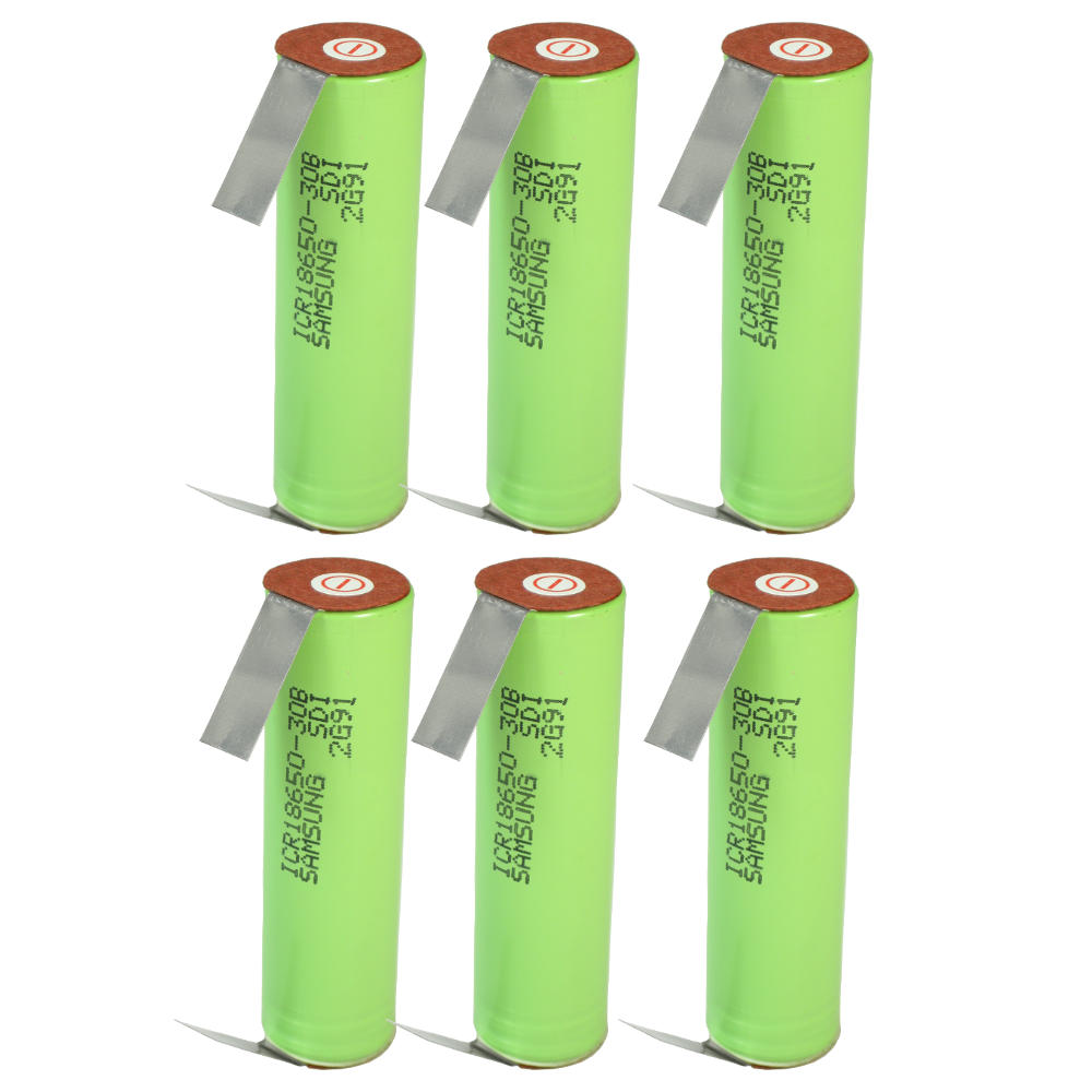 6x LG Li-Ion Akku Zelle LGABE11865 3200mAh 3,6V/3,7V Z-Lötfahne