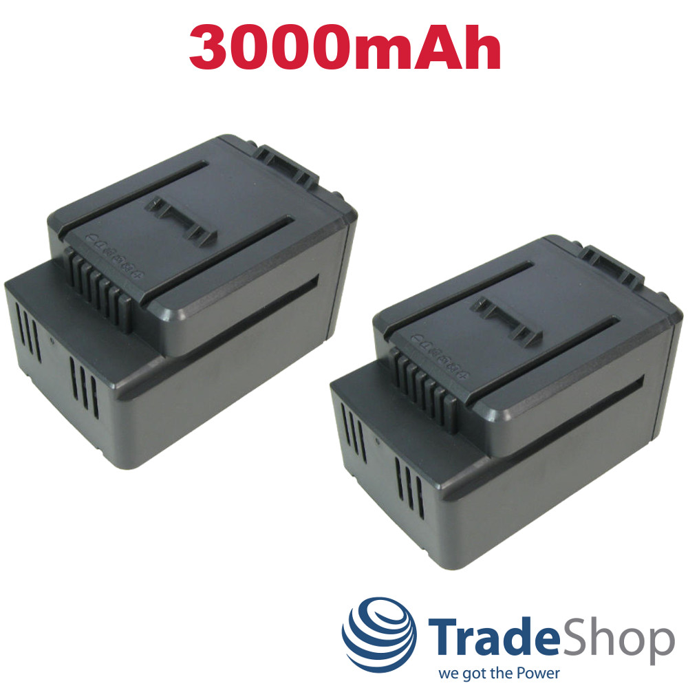 2x Li-ion Akku 40V 3,0Ah Li-Ion für Worx WG168 WG268 WG368 WG568 ersetzt WA3536