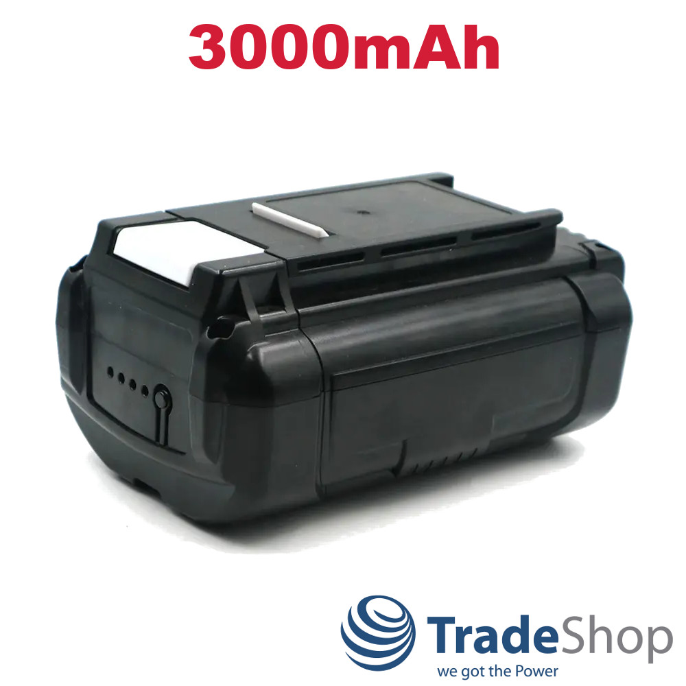 Li-Ion Akku 36V/40V 3000mAh für Ryobi RY40210, RY40200, RY40610 ersetzt BPL3626