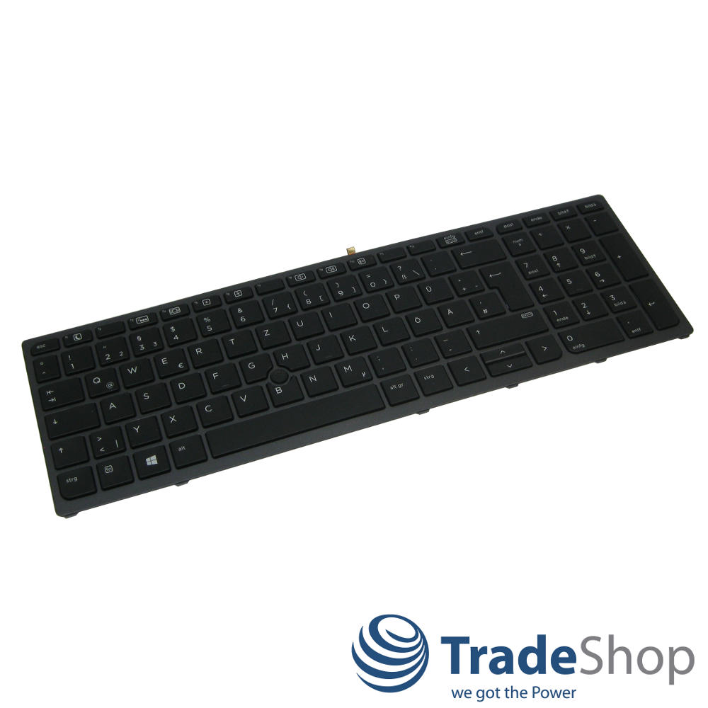 Original Tastatur QWERTZ Deutsch für HP ZBook 15 G3 / 17 G3 Beleuchtet