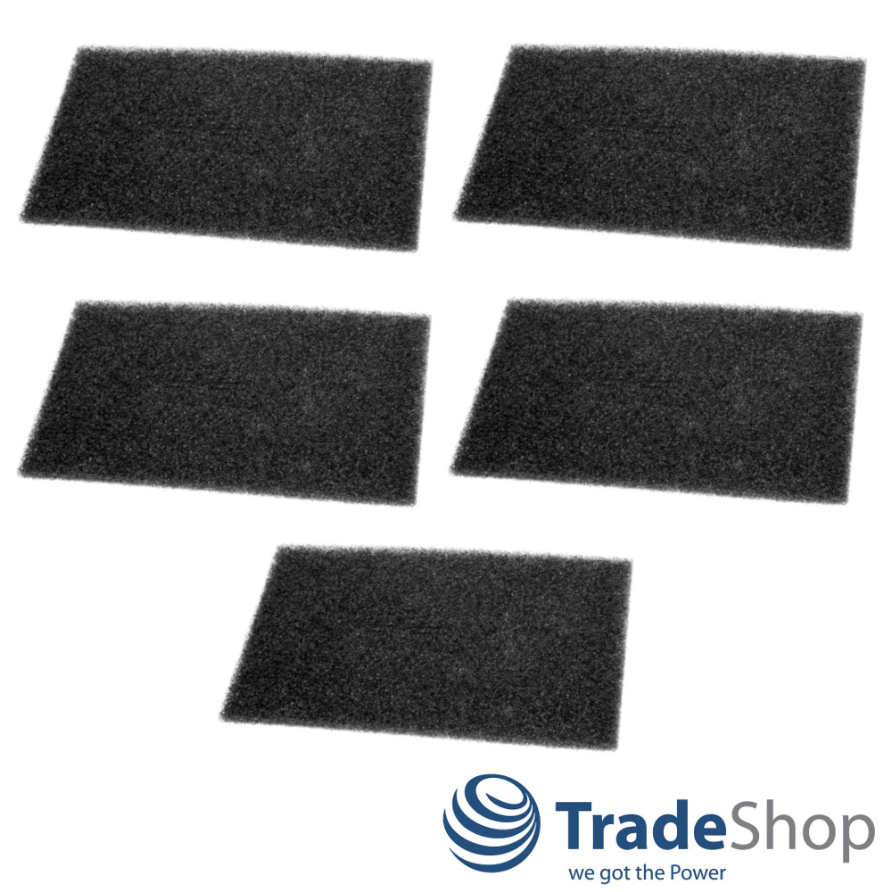 5x Schaumfilter Filtermatte für Blomberg TKF1340 TKF1350 TKF7350 Grundig GTK4749