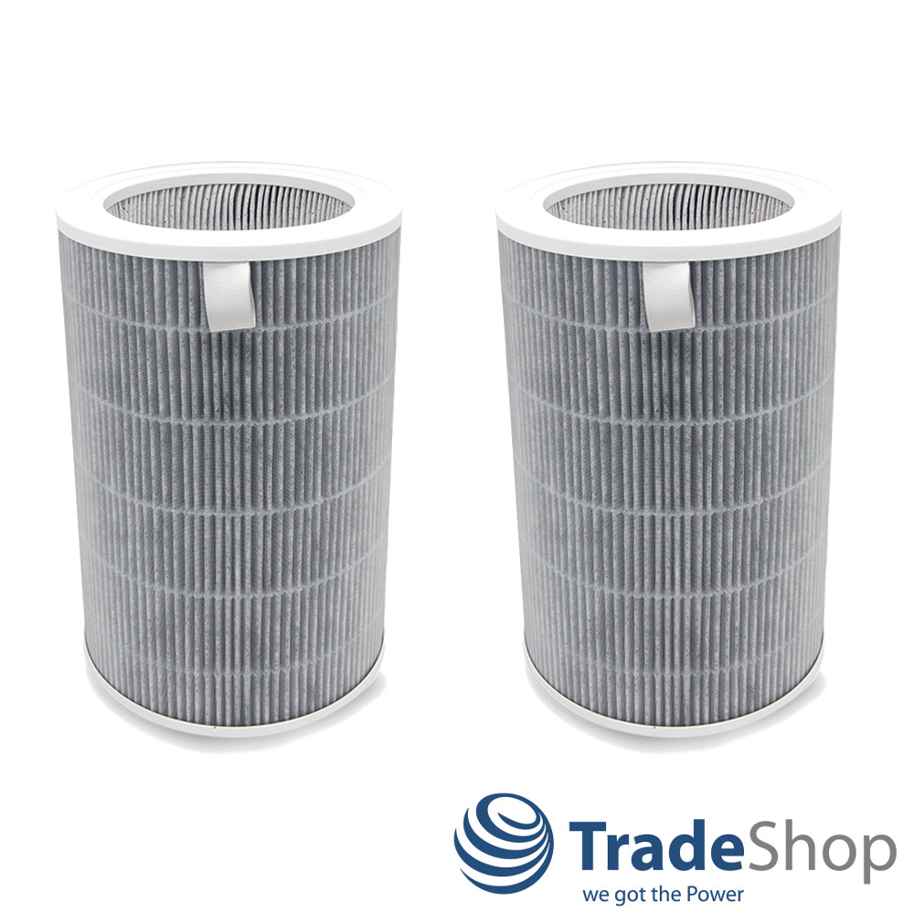 2x Luftreiniger-Filter für Xiaomi Mi Air Purifier 1, 2, 3, Max ersetzt SCG4021GL