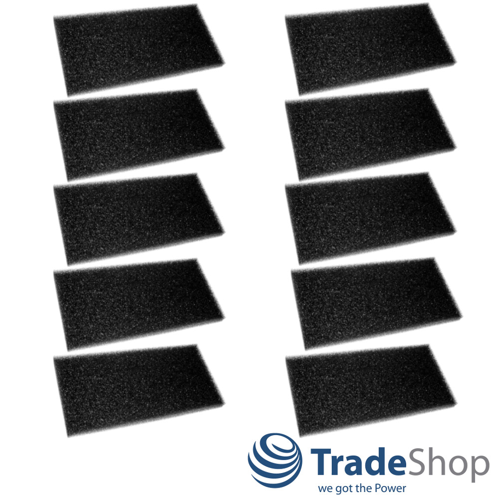 10x Schaumfilter Filtermatte für Gorenje D7560A D76SY2B ersetzt 429410 628504