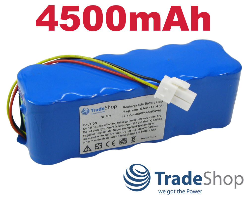 Akku 14,4V 4500mAh für Samsung Navibot VCR8857 VCR8877 VCR8894 t DJ96-00113C uvm