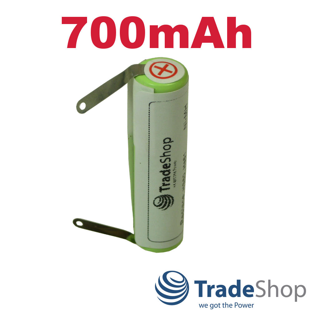 AKKU 700mAh 1,2V Ni-MH für Wella Contura HS60, HS61 Chrome