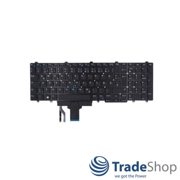 Original Tastatur Deutsch QWERTZ für Dell Latitude E5550 E5570 ersetzt 1MDFN