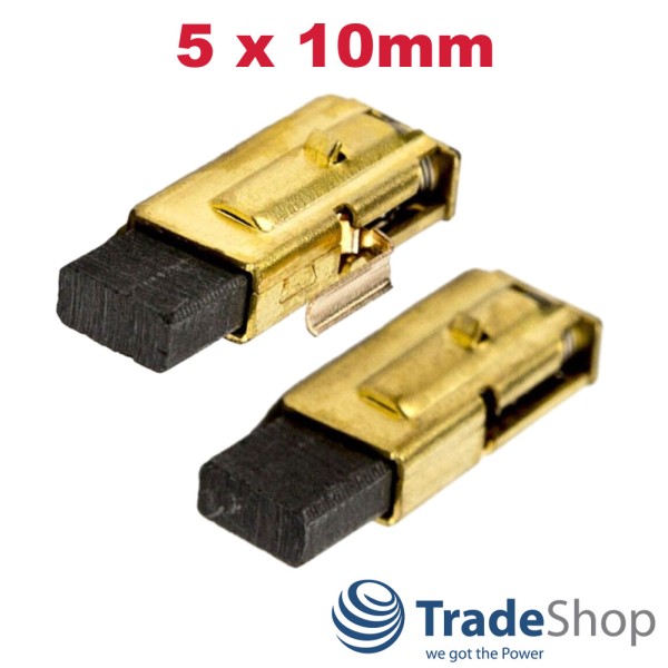 2x Kohlebürsten Kohlen 5x10mm mit für Metabo BE1100 KHE2650 ersetzt 316046970