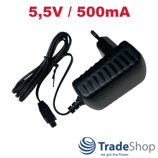 5,5V 0,5A Netzteil Ladegerät für Gardena AccuCut Li 9850 9851 9852