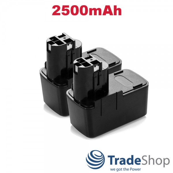 2x Ni-MH Akku für Bosch 2607335146 2607335160 2607335210 2500mAh/14,4V