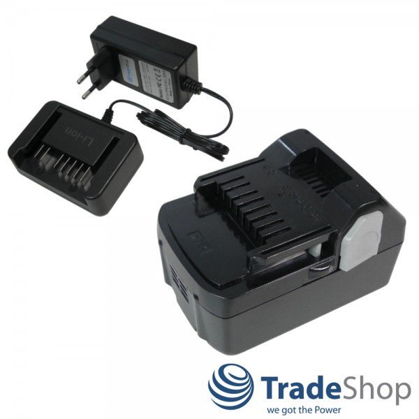 Akku 18V 3000mAh + Ladegerät für Hitachi BSL1815X BSL1830 BSL1840 33055 330067