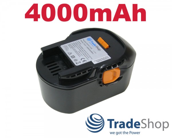 AKKU 14,4V 4000mAh Li-Ion ersetzt AEG B1414G B1415R B1420 B1420R M1430R