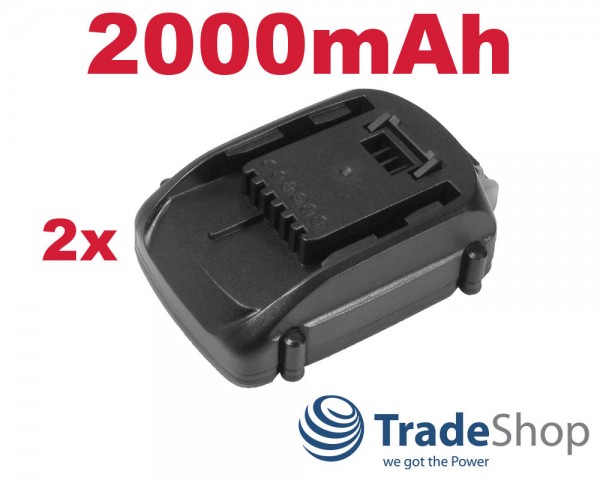 2x AKKU 18V Li-Ion 2000mAh ersetzt Rockwell WA3512 für WG151 WG251 WG540