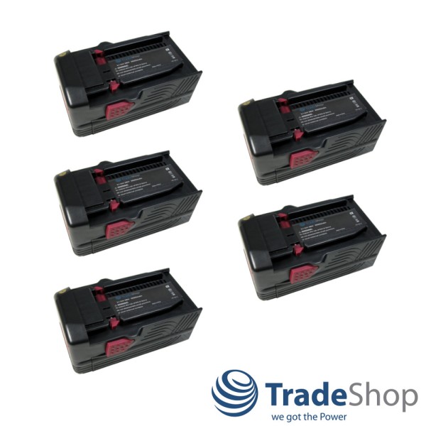 5x Akku 36V 3000mAh ersetzt Hilti B-36 B-36V für TE-6A TE-7A