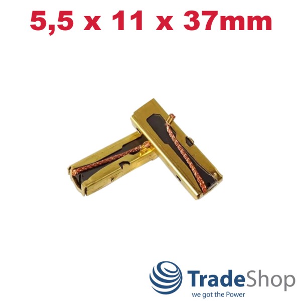 2x Motorkohlen Kohlebürsten 5,5x11x37mm für Festool CTL26E CTL36E ersetzt 496268